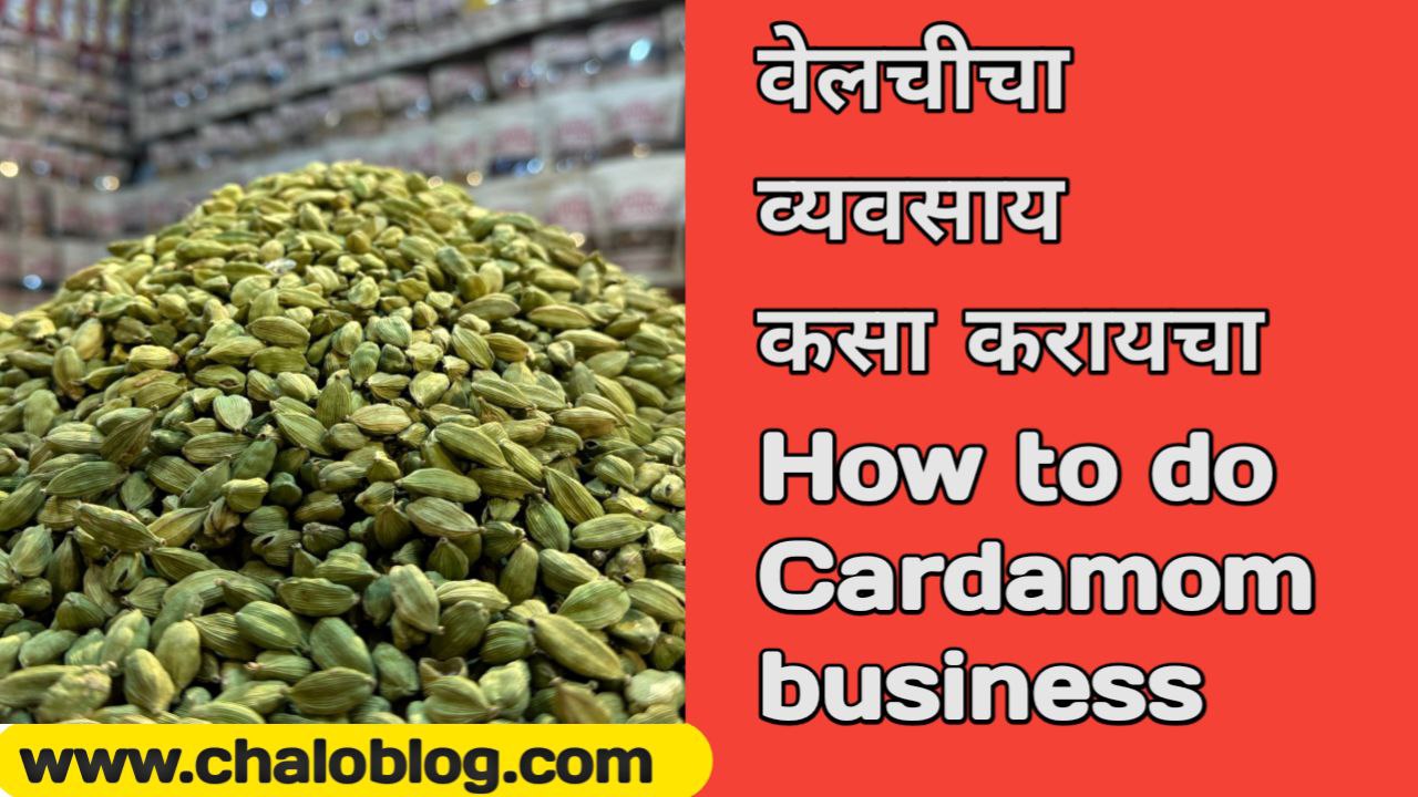 How to do cardamom business