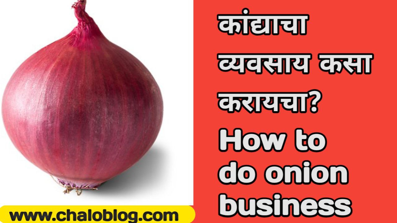 How to do onion business